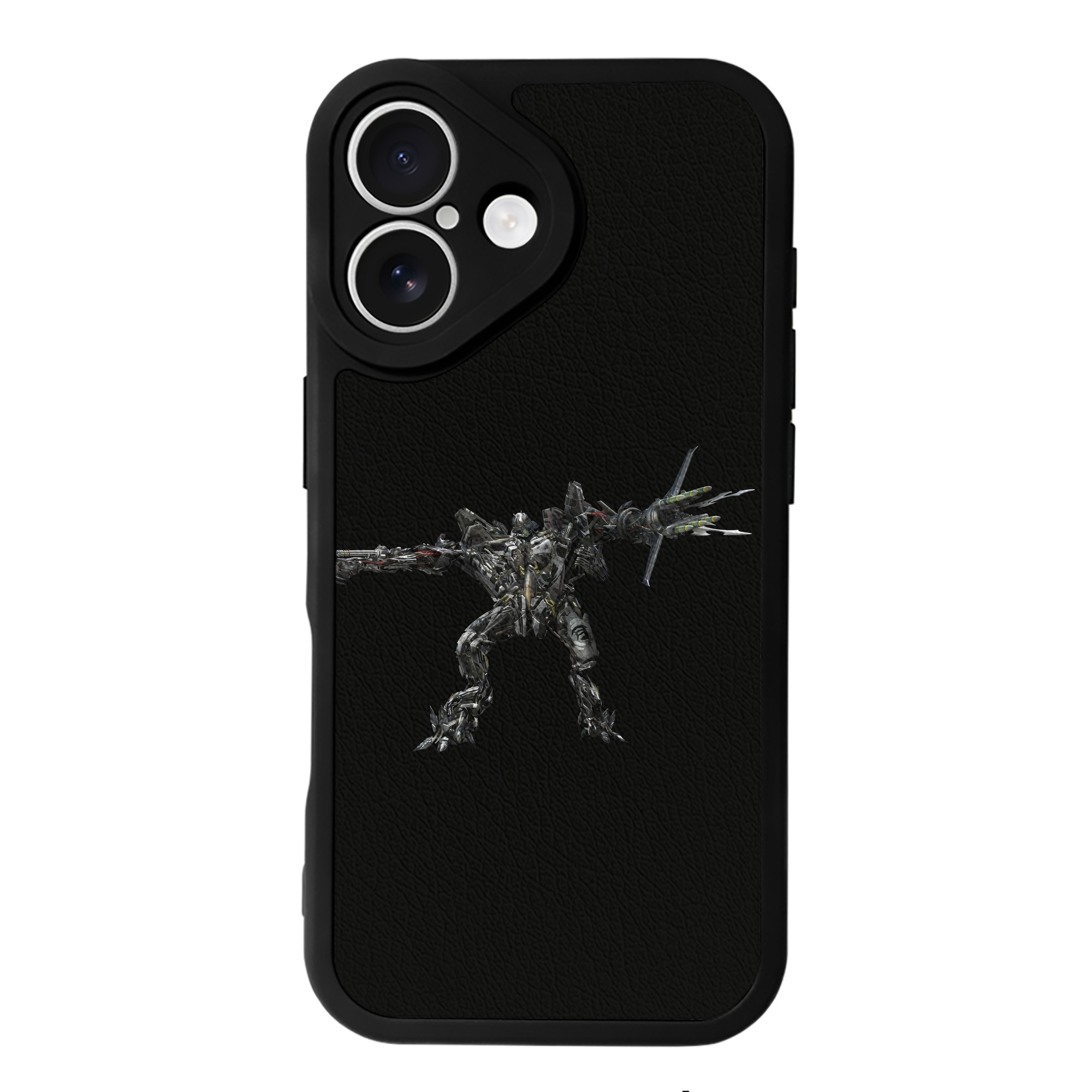 （画像用） Transformers トランスフォーマー 【iPhone 16シリーズ対応】シリコンスマホケース（レザー調） 材質：シリコン